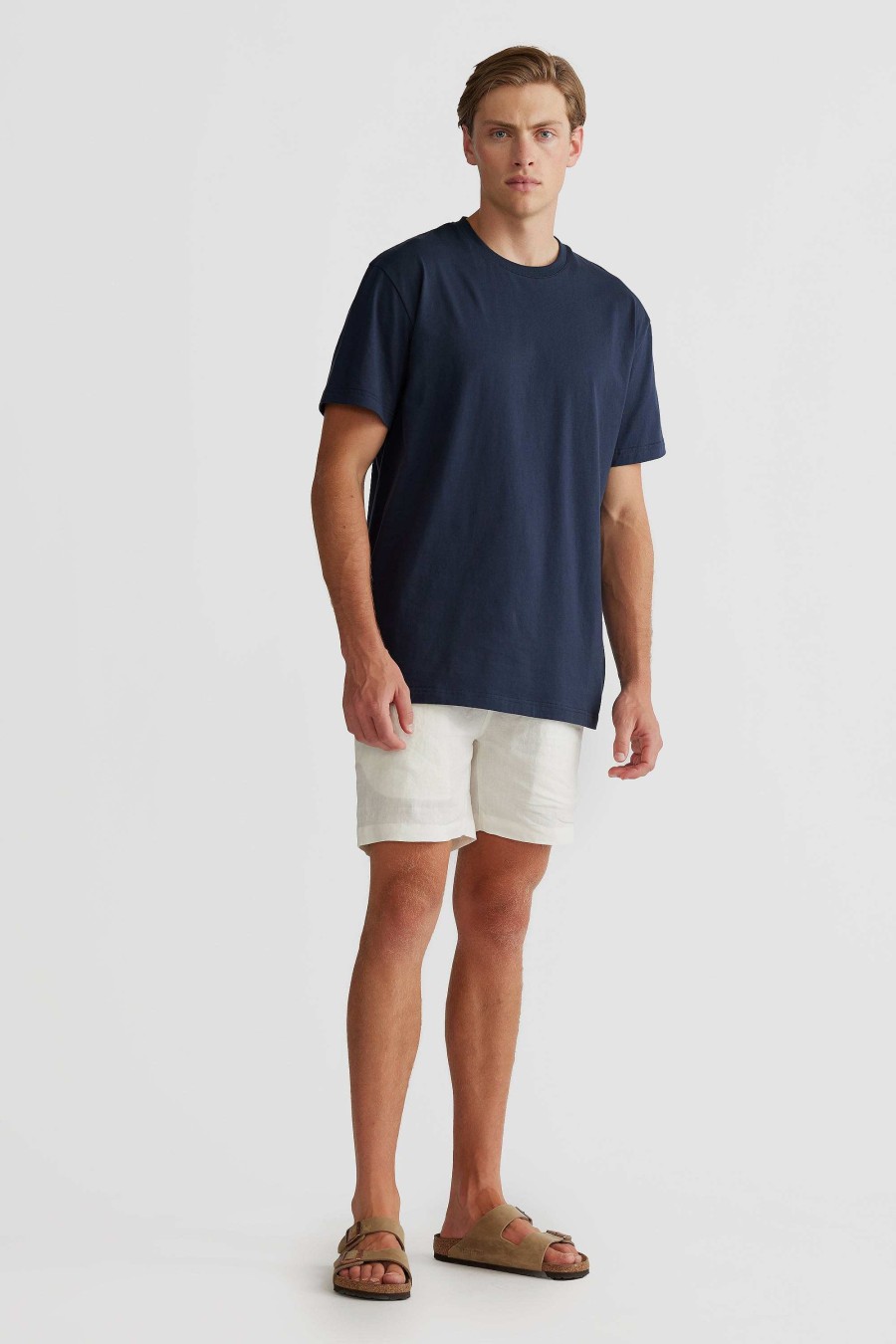 Men Ortc Linen | Linen Shorts White