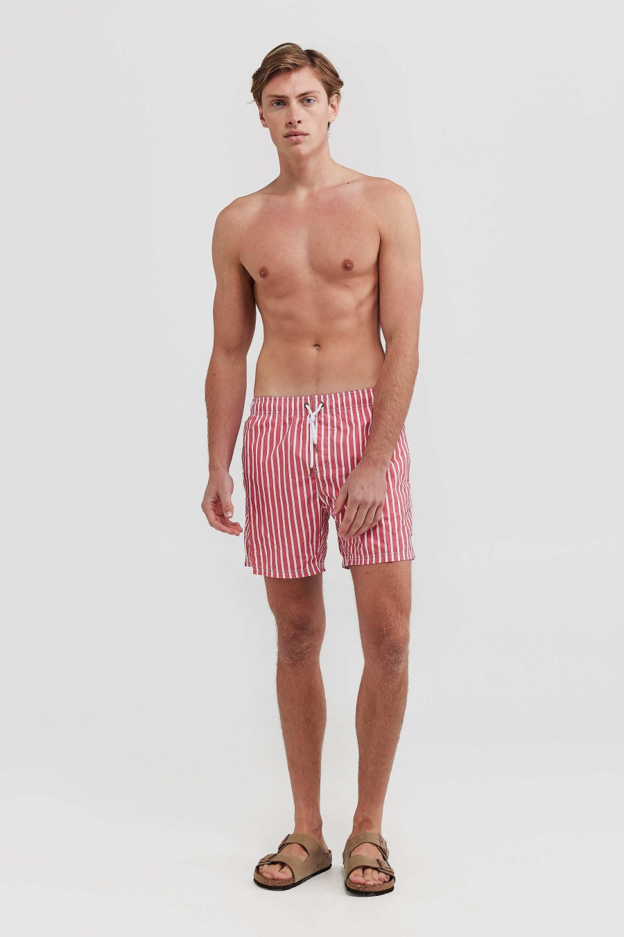 Men Ortc Swimwear | Middleton Swim Shorts Red