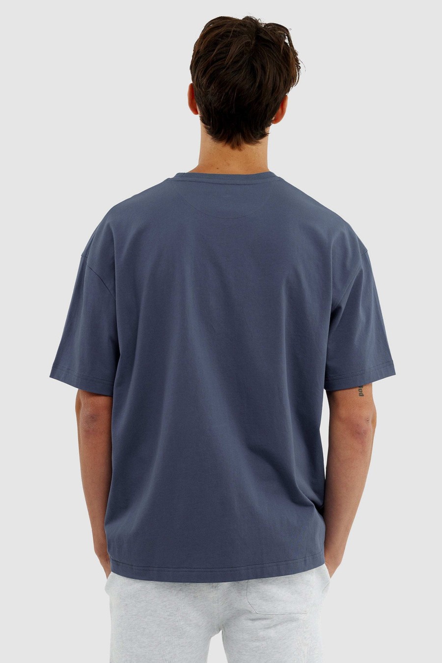 Men Ortc T Shirts | Henderson Box Fit T Shirt Slate