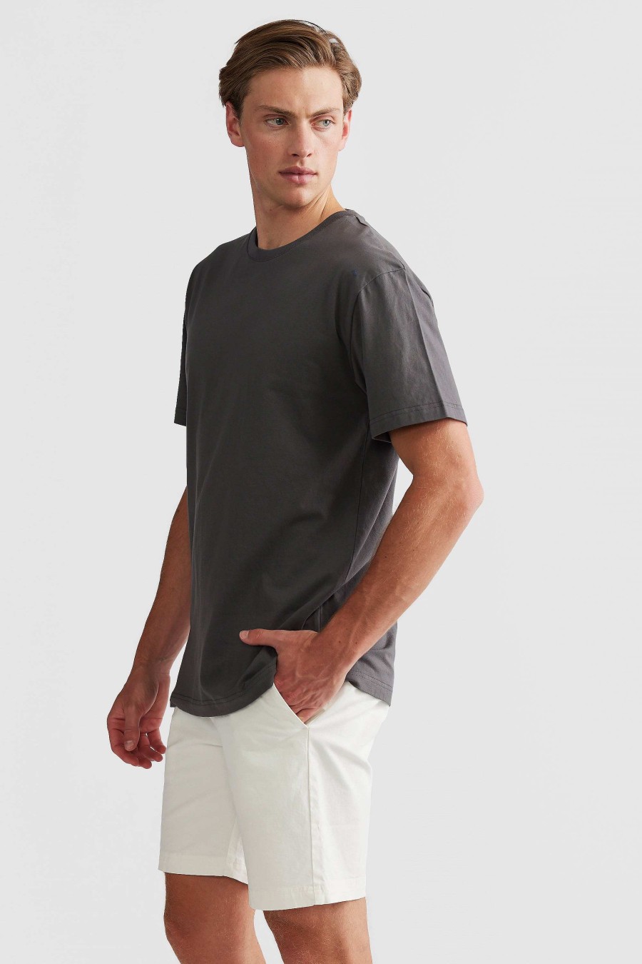 Men Ortc T Shirts | Henderson T Shirt Charcoal