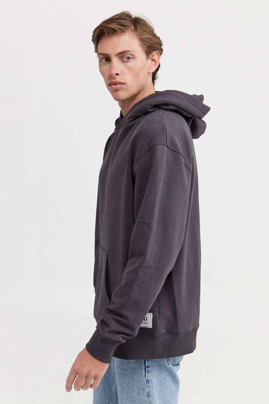 Men Ortc Crews & Hoodies | Henderson Hoodie Charcoal