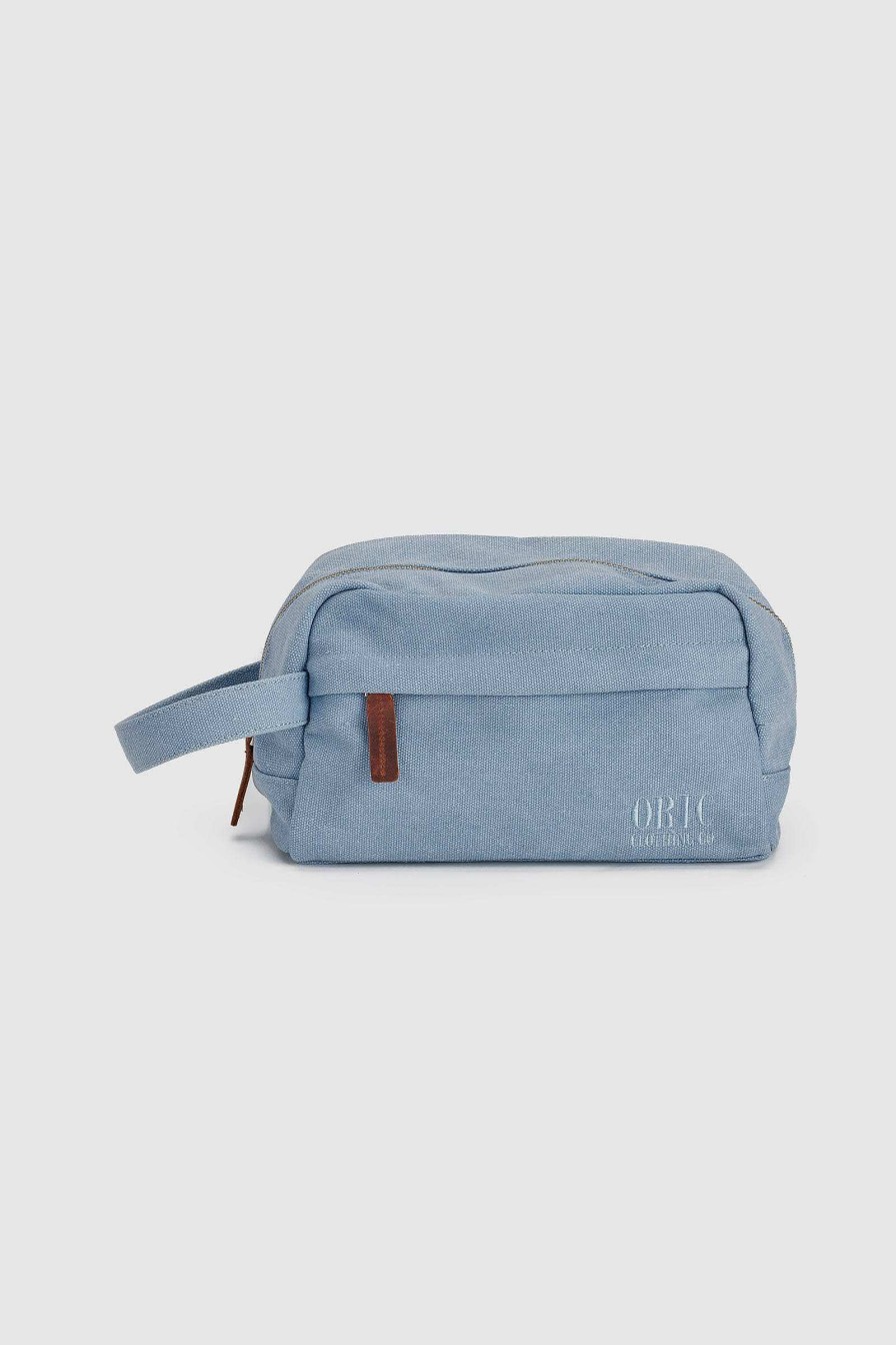 Men Ortc Bags | Logo Wash Bag Pale Blue