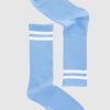 Men Ortc Socks | Ribbed Sports Sock Pale Blue