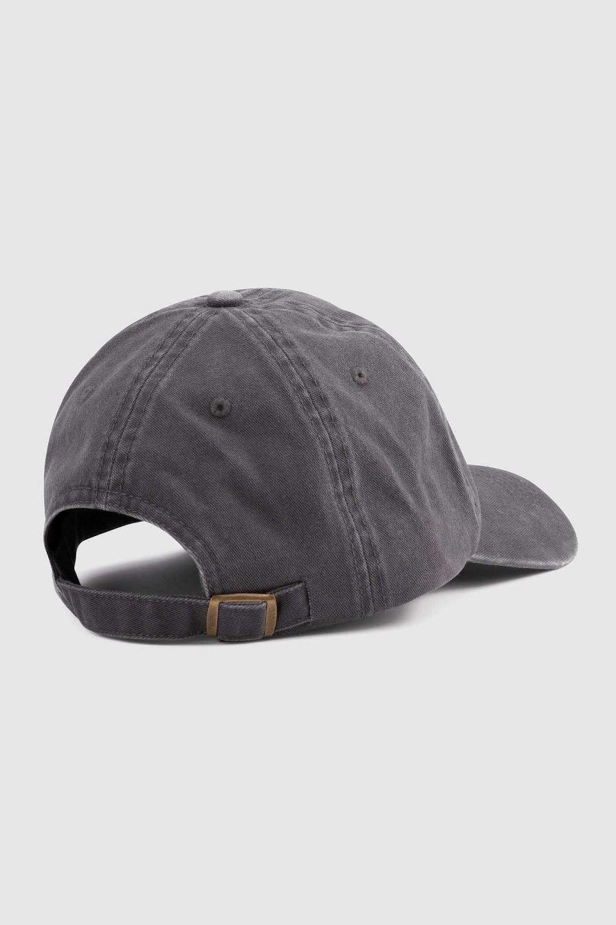 Men Ortc Hats | Block Logo Cap Charcoal