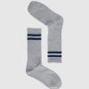 Men Ortc Socks | Ribbed Sports Sock Grey