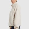 Women Ortc Loungewear | Sherpa Fleece Quarter Zip Natural