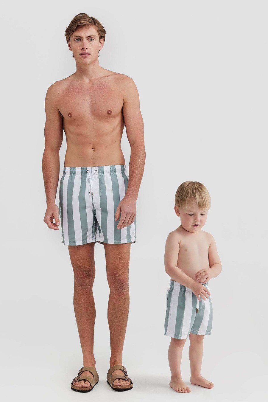 Men Ortc Swimwear | Portsea Swim Shorts Sage