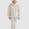 Junior Ortc Quarter Zips | Sherpa Fleece Quarter Zip Jnr Natural