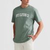 Men Ortc T Shirts | College Logo T Shirt Sage