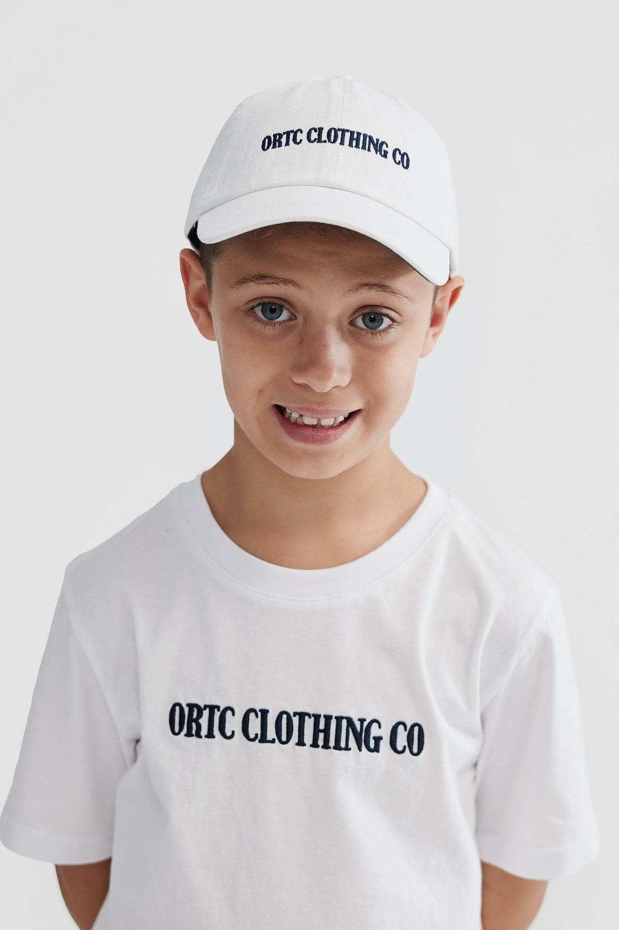 Junior Ortc Hats | Classic Logo Cap Jnr White