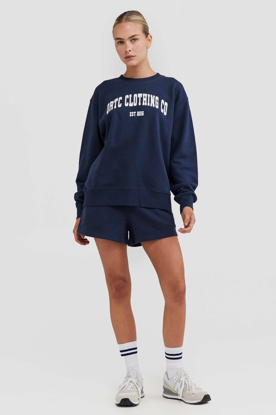 Women Ortc Loungewear | College Crew Navy