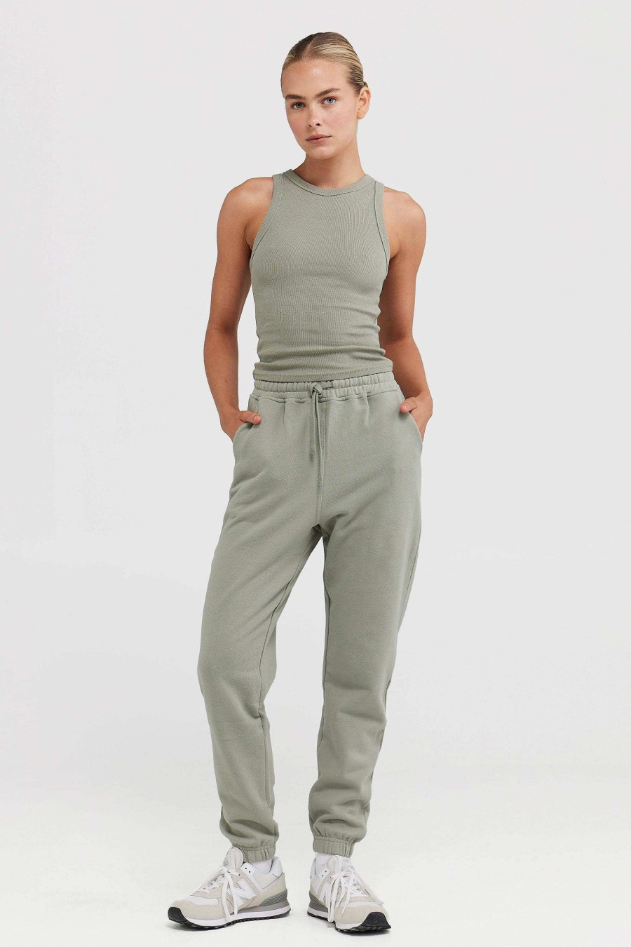 Women Ortc Bottoms | Track Pants Dusty Olive