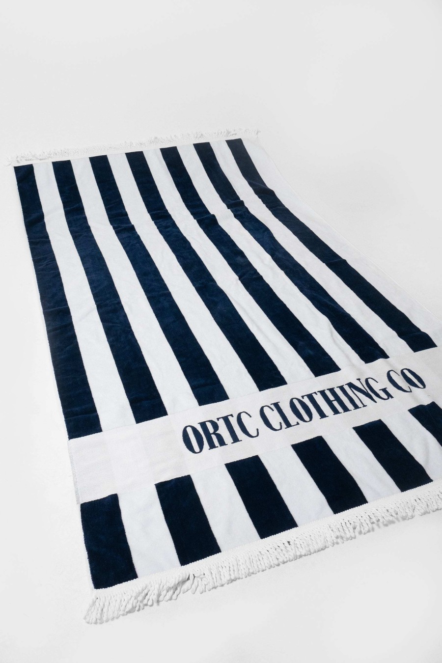 Men Ortc Beach Towels | Beach Towel S Navy And White Stripe