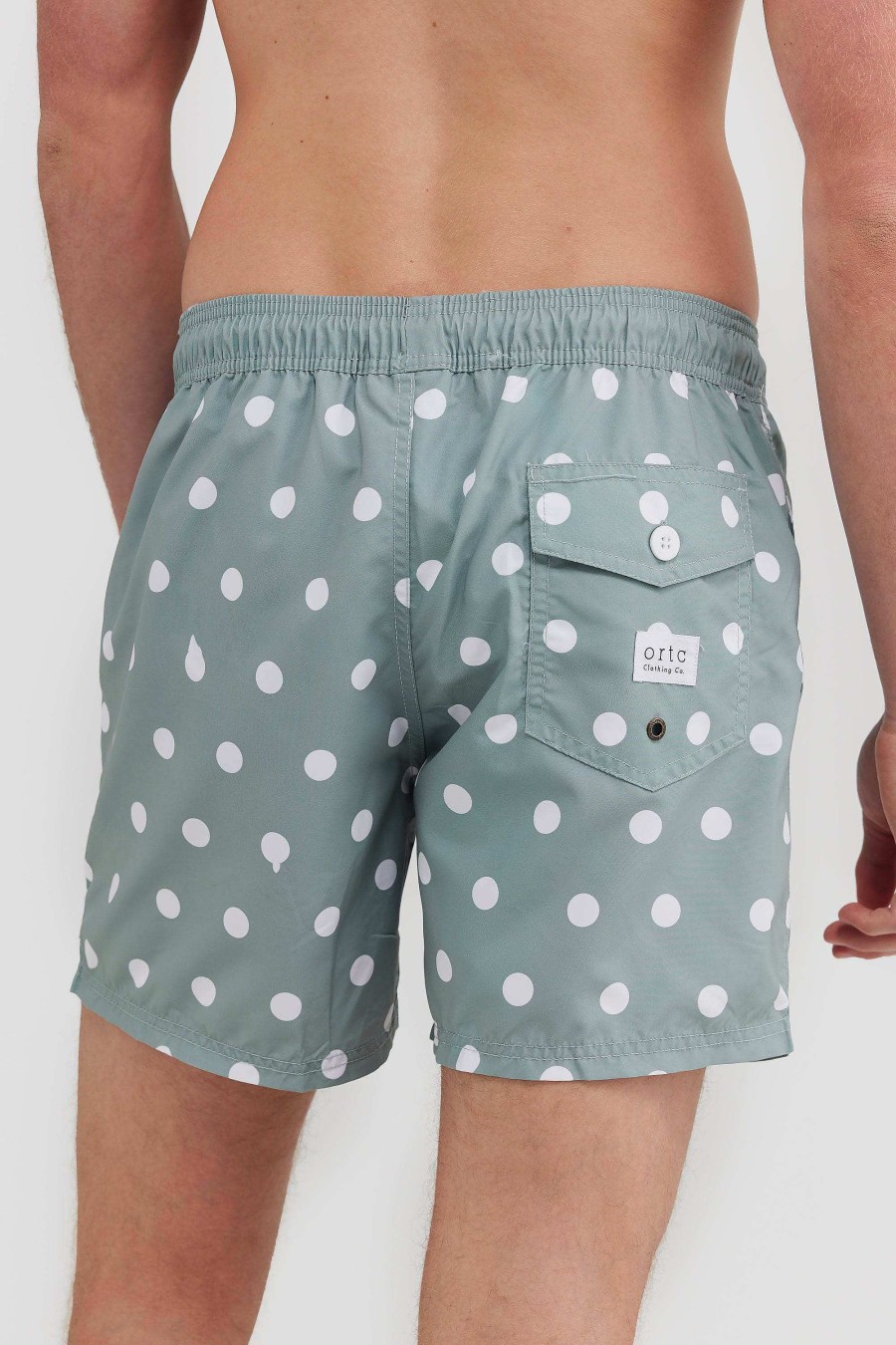 Men Ortc Swimwear | Henley Swim Shorts Sage