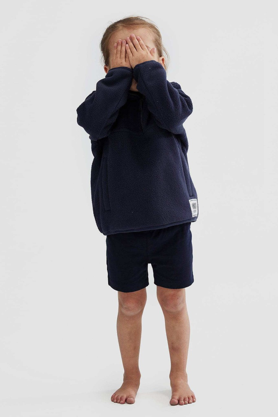 Junior Ortc Quarter Zips | Sherpa Fleece Quarter Zip Jnr Navy