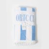 Men Ortc Beach Towels | Beach Towel Blue And White Stripes Blue & White Stripe