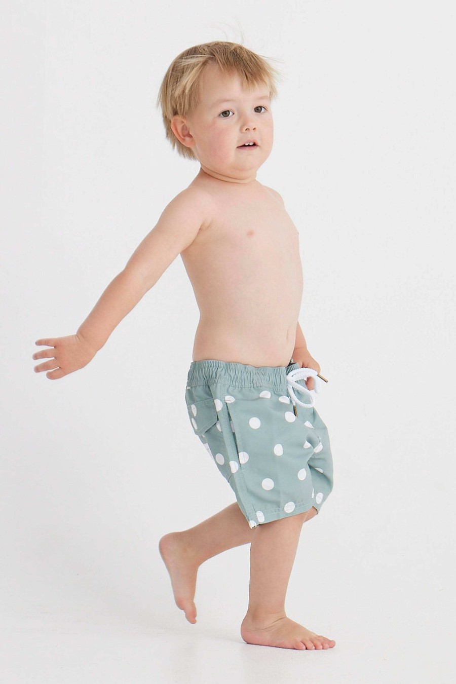 Junior Ortc Swimwear | Henley Sage Jnr Swim Shorts