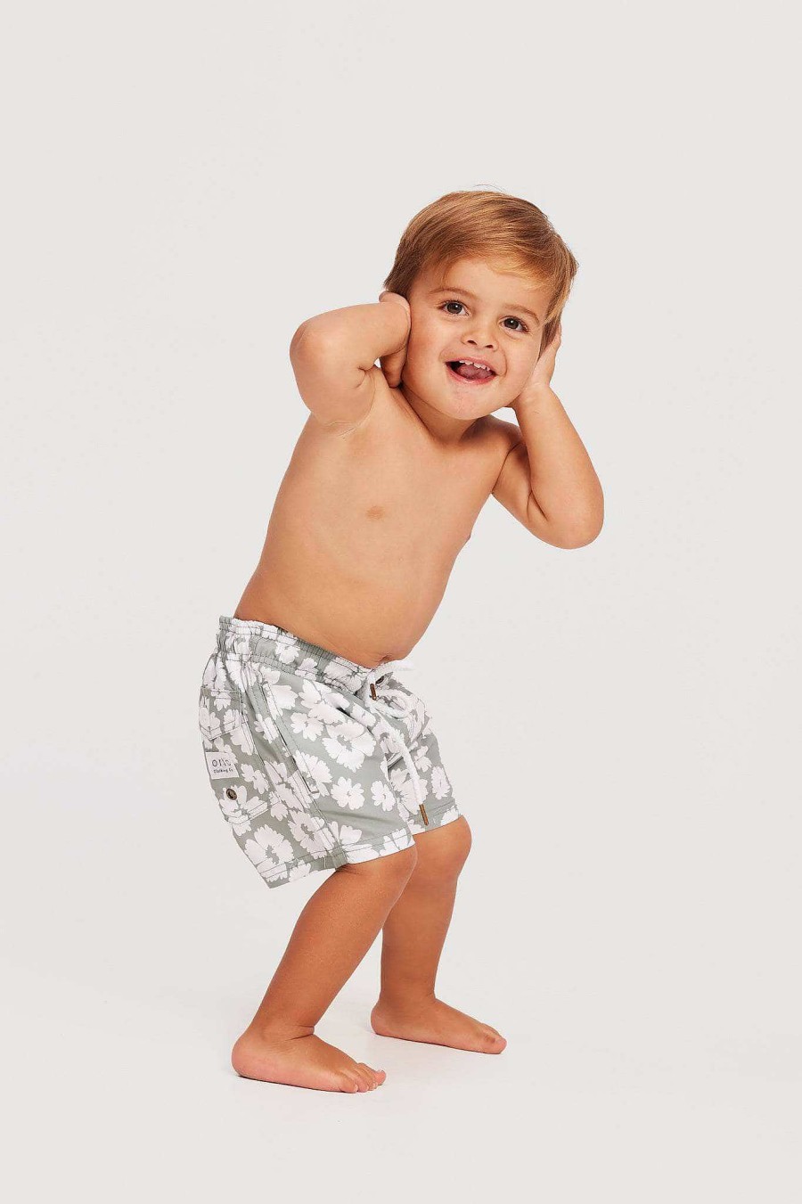 Junior Ortc Swimwear | Apollo Sage Jnr Swim Shorts