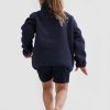 Men Ortc Sherpa Fleece | Sherpa Fleece Quarter Zip Jnr Navy