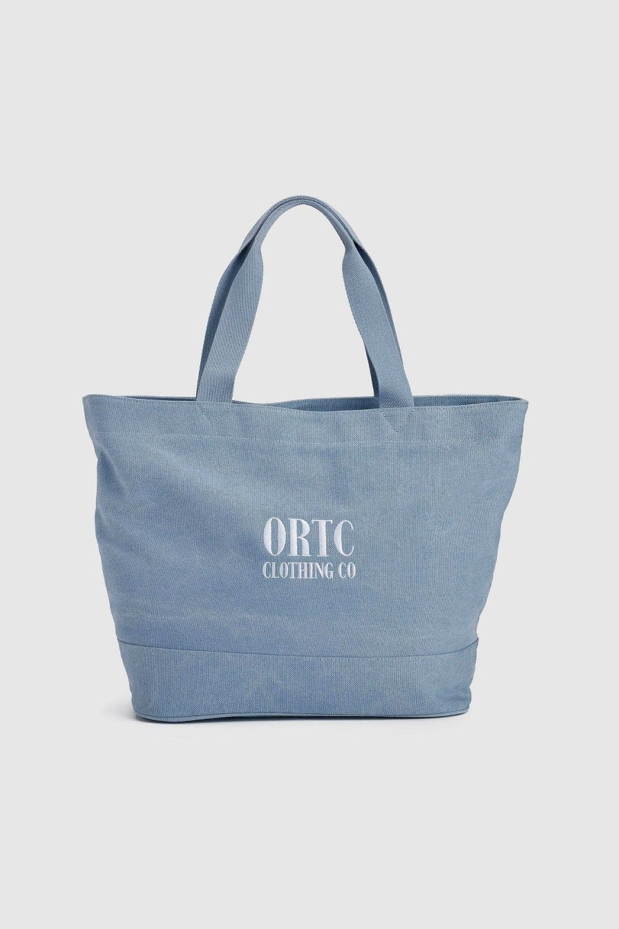 Men Ortc Bags | Logo Tote Pale Blue