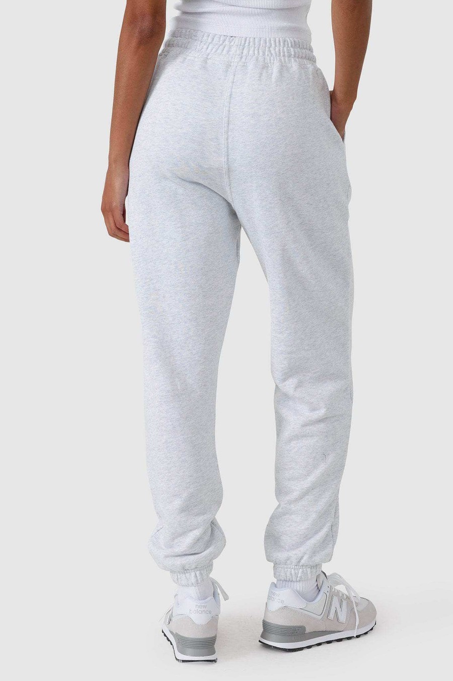 Women Ortc Loungewear | Track Pants White Marle