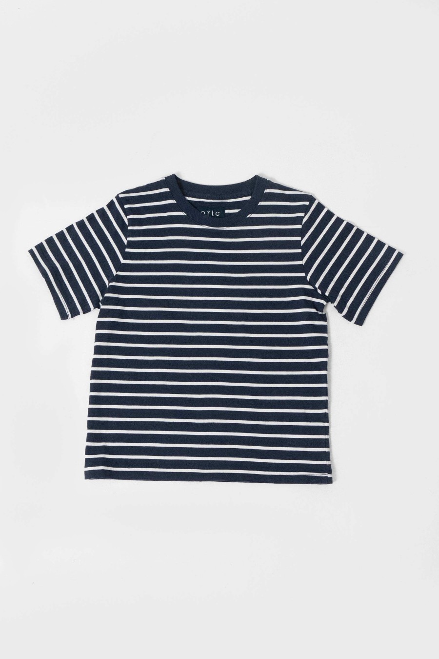 Junior Ortc T Shirts | Louis Stripe T Shirt Jnr Navy