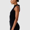 Women Ortc Sets | Ribbed Tank Black