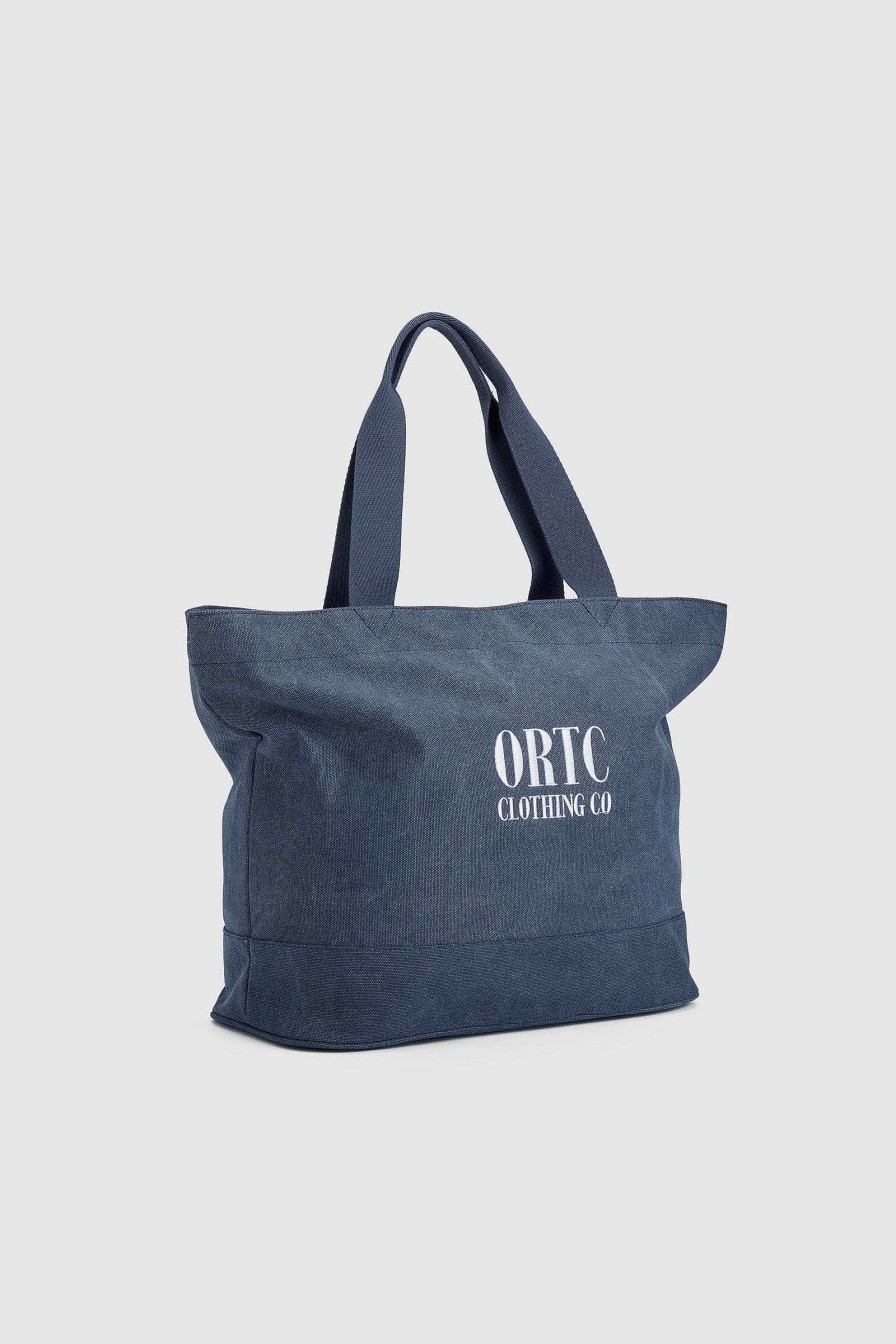 Men Ortc Bags | Logo Tote Navy