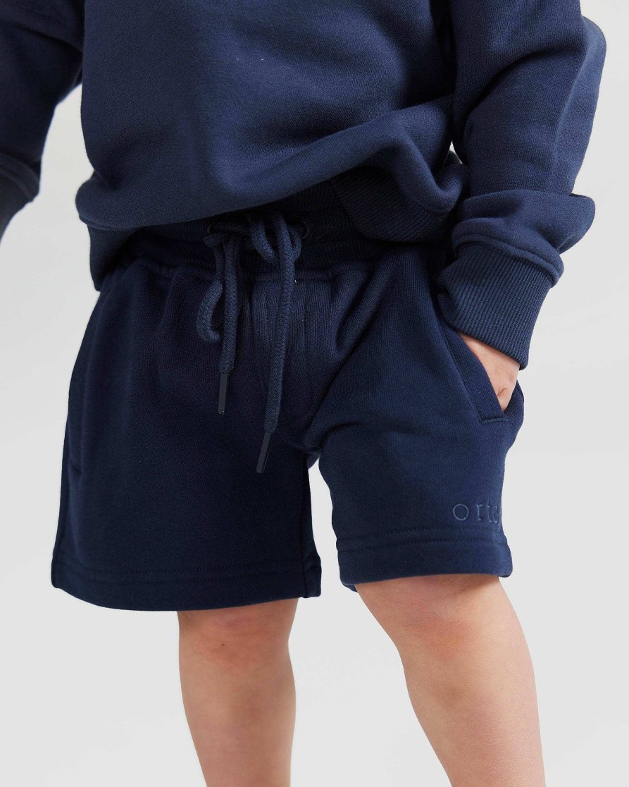 Junior Ortc Bottoms | Ridgway Lounge Shorts Jnr Navy