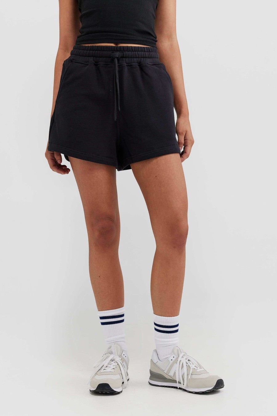 Women Ortc Loungewear | Lounge Shorts Washed Black