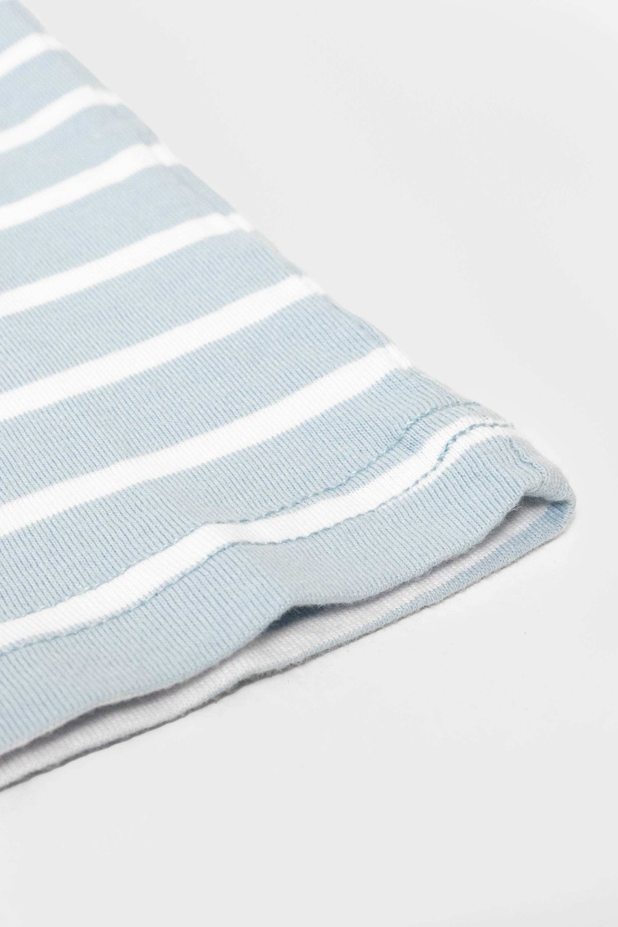 Junior Ortc T Shirts | Louis Stripe T Shirt Jnr Pale Blue