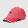 Men Ortc Hats | Dachshund Cap Washed Red