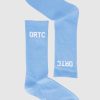 Men Ortc Socks | Ortc Ribbed Sock Pale Blue