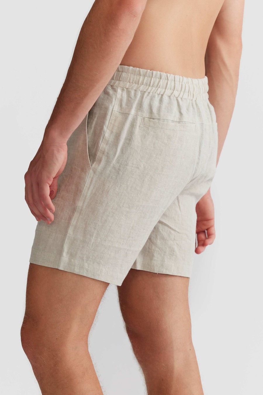 Men Ortc Linen | Linen Shorts Sand