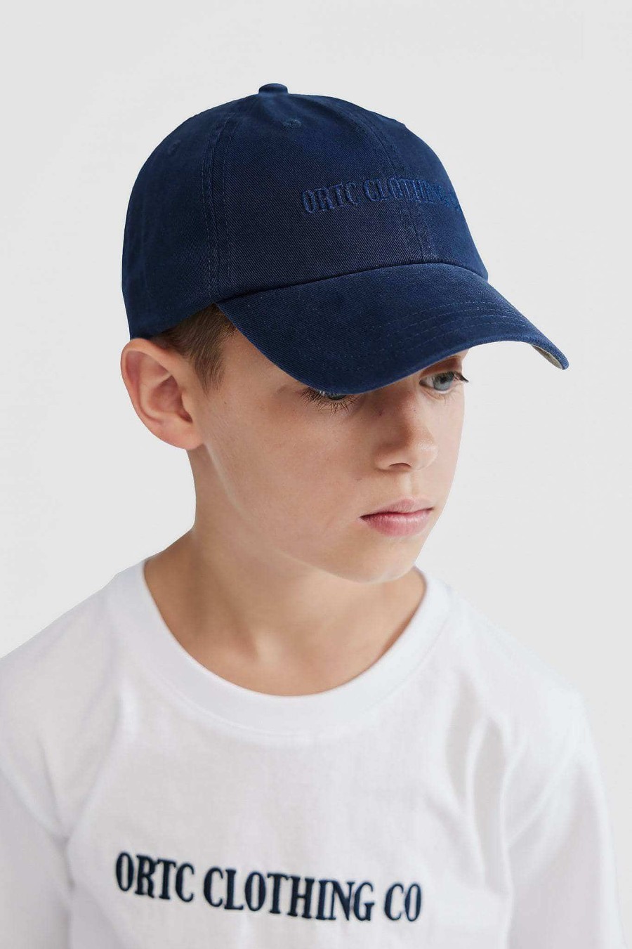 Junior Ortc Hats | Classic Logo Cap Jnr Navy