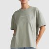 Women Ortc Loungewear | Oversized Logo T Shirt Dusty Olive