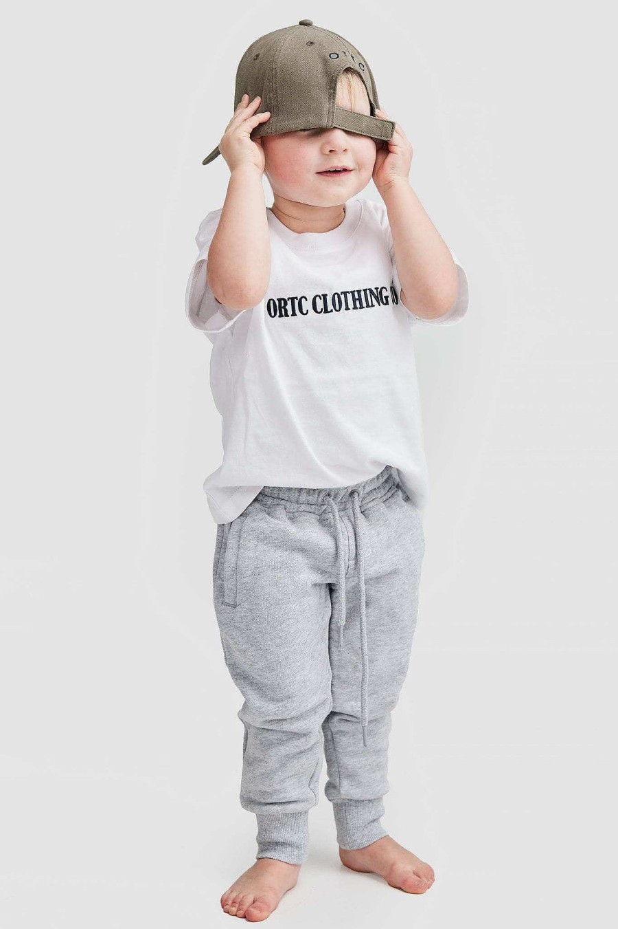 Junior Ortc Bottoms | Track Pants Jnr Grey Marle Marle Grey