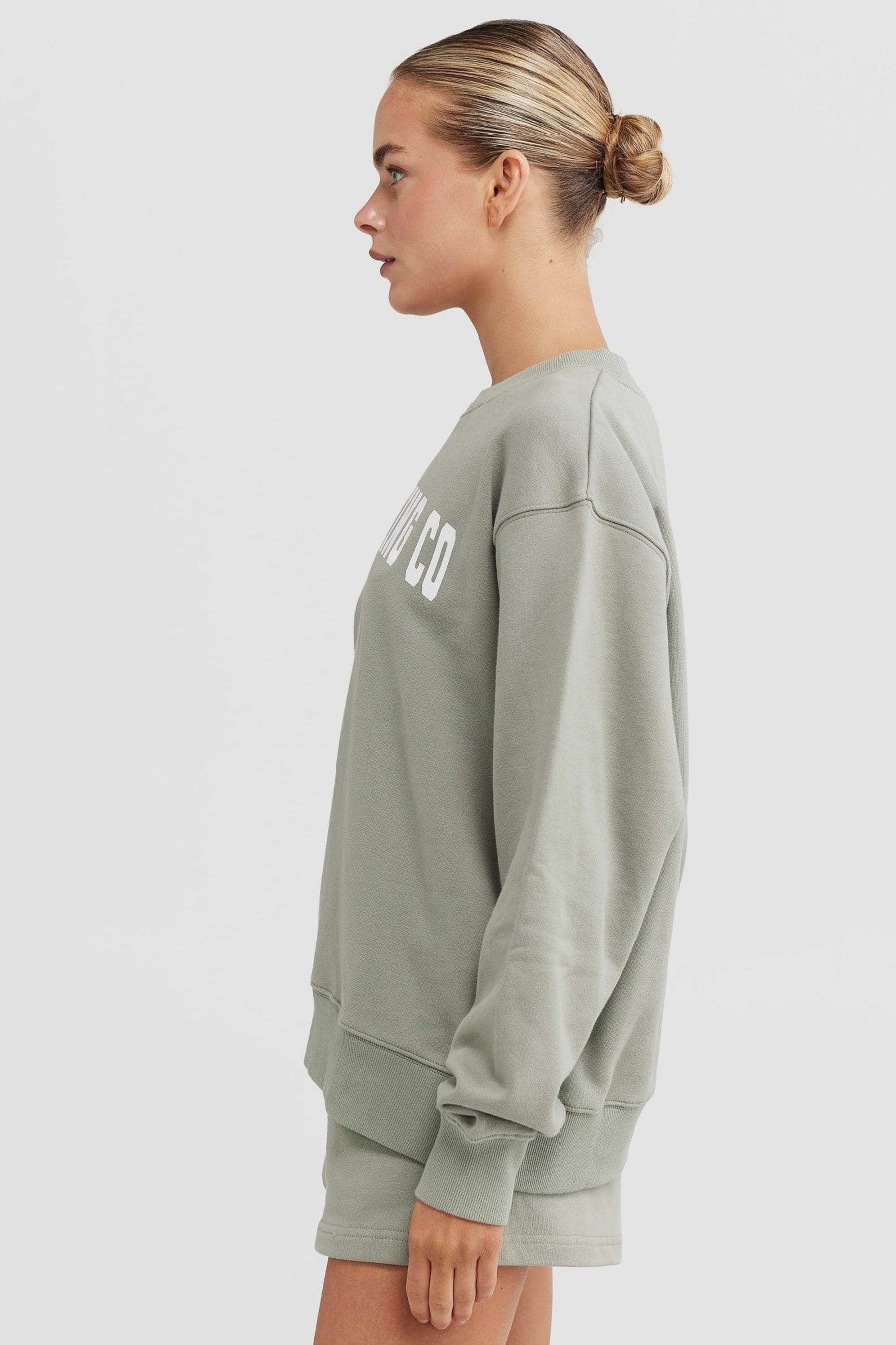 Women Ortc Loungewear | College Crew Dusty Olive