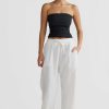 Women Ortc Loungewear | Alexis Rib Tube Top Black