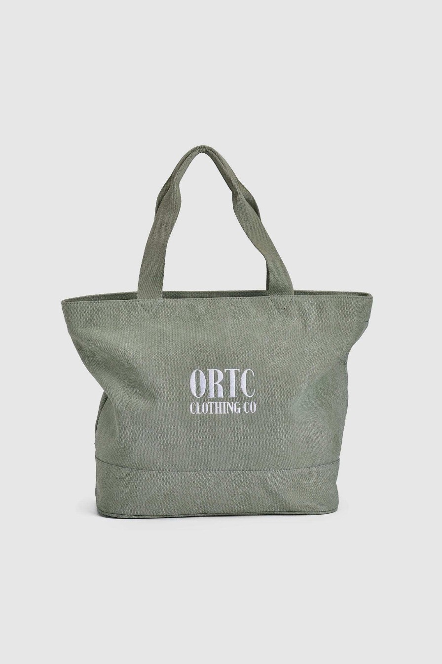 Men Ortc Bags | Logo Tote Olive