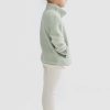 Men Ortc Sherpa Fleece | Sherpa Fleece Quarter Zip Jnr Sage