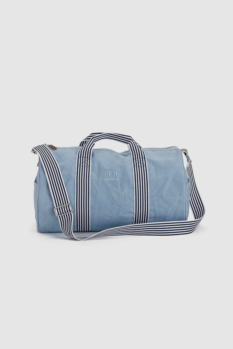 Men Ortc Bags | Canvas Duffle Pale Blue