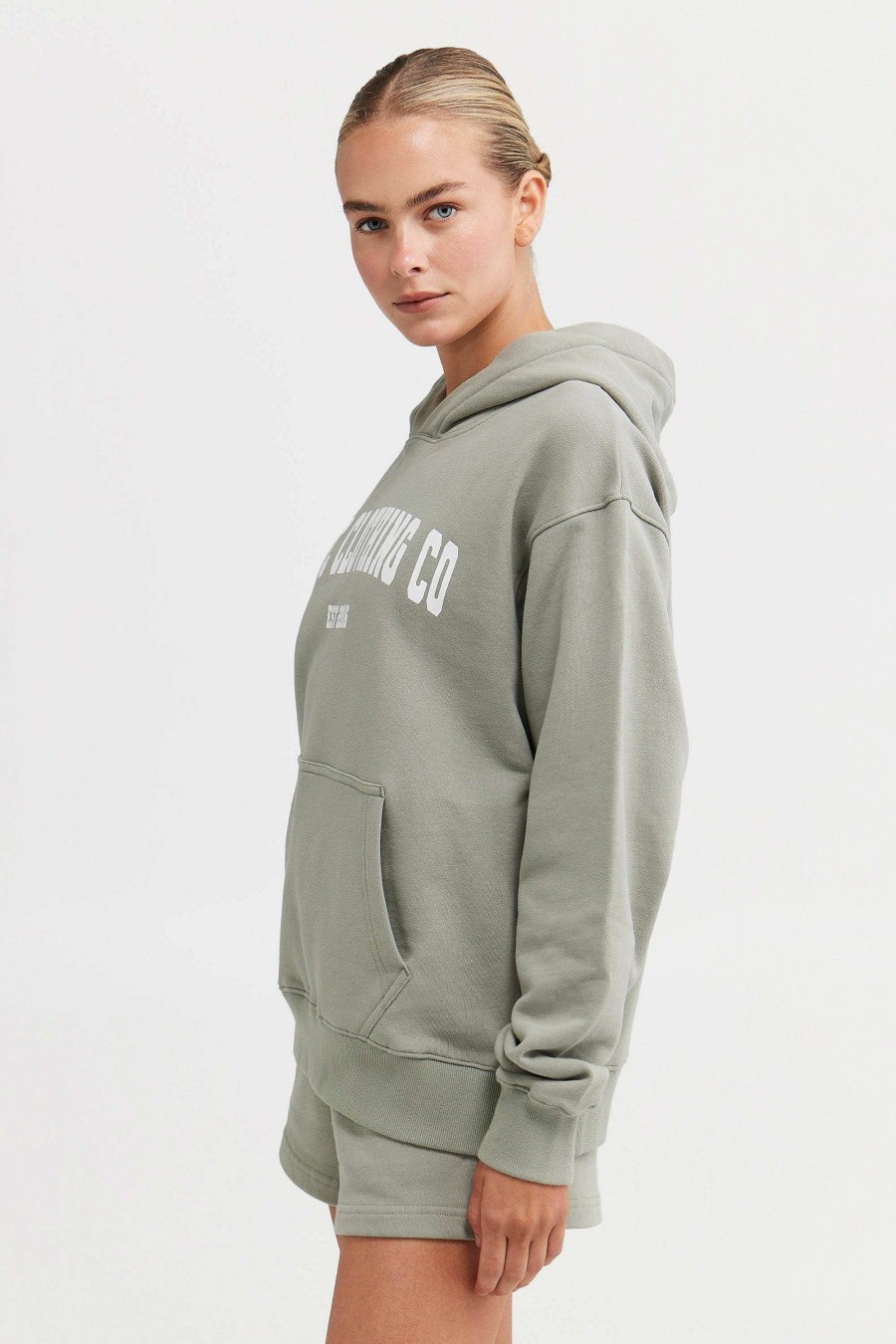 Women Ortc Sets | College Hoodie Dusty Olive