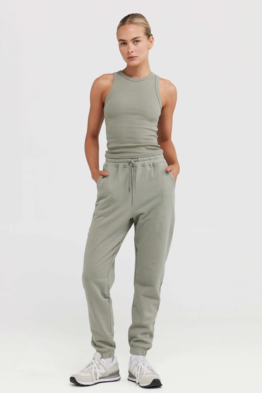 Women Ortc Sets | Track Pants Dusty Olive