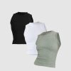 Packs Ortc | Ribbed Tank Essentials 3 Pack